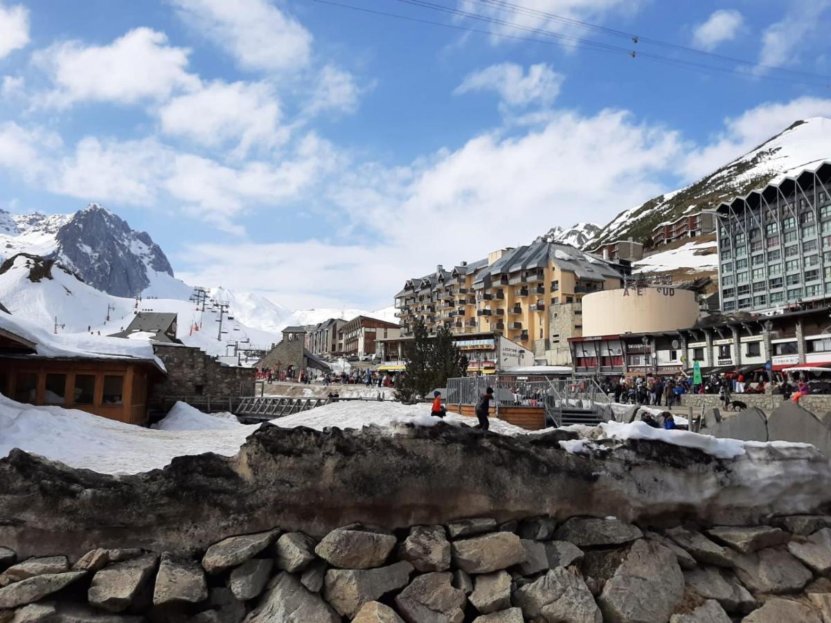 Studio La Mongie Au Pied Des Pistes Parking Couvert Ngoại thất bức ảnh